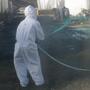 Workers at the Fukushima Dai-ichi nuclear power plant spray a substance to help reduce dust on April 1. The cleanup operation at the facility could take more than a decade. Workers at the Fukushima Dai-ichi nuclear power plant spray a substance to help reduce dust on April 1. The cleanup operation at the facility could take more than a decade.