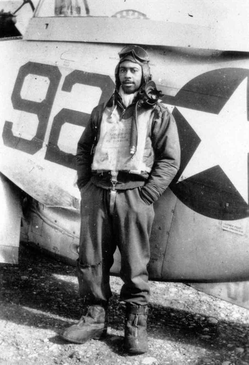 Mann, who flew 48 missions, missed that bombing run in Berlin by a twist of fate: He was grounded because he hadn't had enough downtime between missions. Someone else ended up in his plane, and never made it back. 