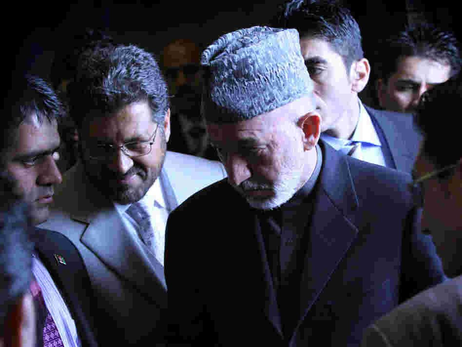 Afghanistan President Hamid Karzai attends the inauguration of the Afghan academic year in Kabul on March 23. Afghanistan President Hamid Karzai attends the inauguration of the Afghan academic year in Kabul on March 23.