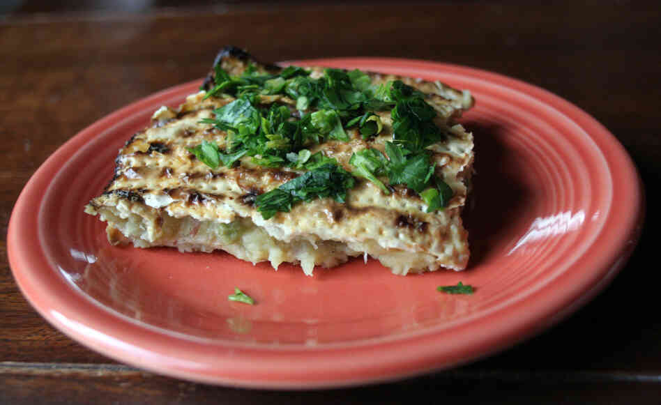 Roman-Inspired Potato, Pea And Artichoke Filling With Gremolata
