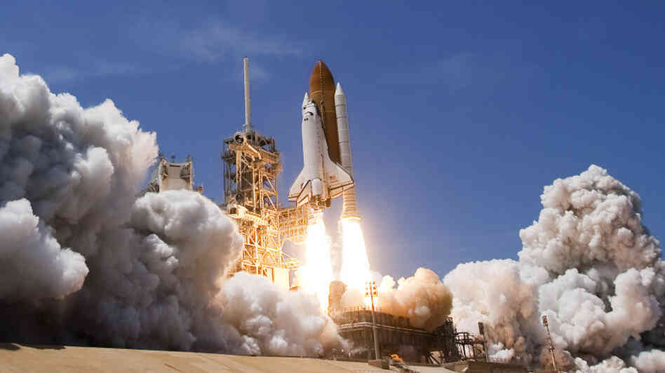 Space shuttle Atlantis lifts off from Kennedy Space Center on May 14, 2010, in Cape Canaveral, Fla. Space shuttle Atlantis lifts off from Kennedy Space Center on May 14, 2010, in Cape Canaveral, Fla.