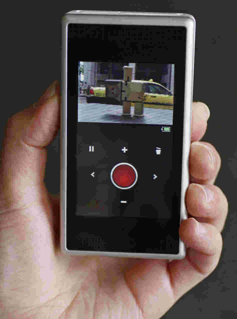 The Flip SlideHD pocket video camera.