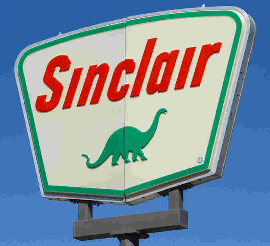 The Sinclair logo. The Sinclair logo.