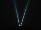 These lights were shining at Fort Sumter at 4:30 a.m. ET to commemorate the moment the first shots of the Civil War were fired. These lights were shining at Fort Sumter at 4:30 a.m. ET to commemorate the moment the first shots of the Civil War were fired.