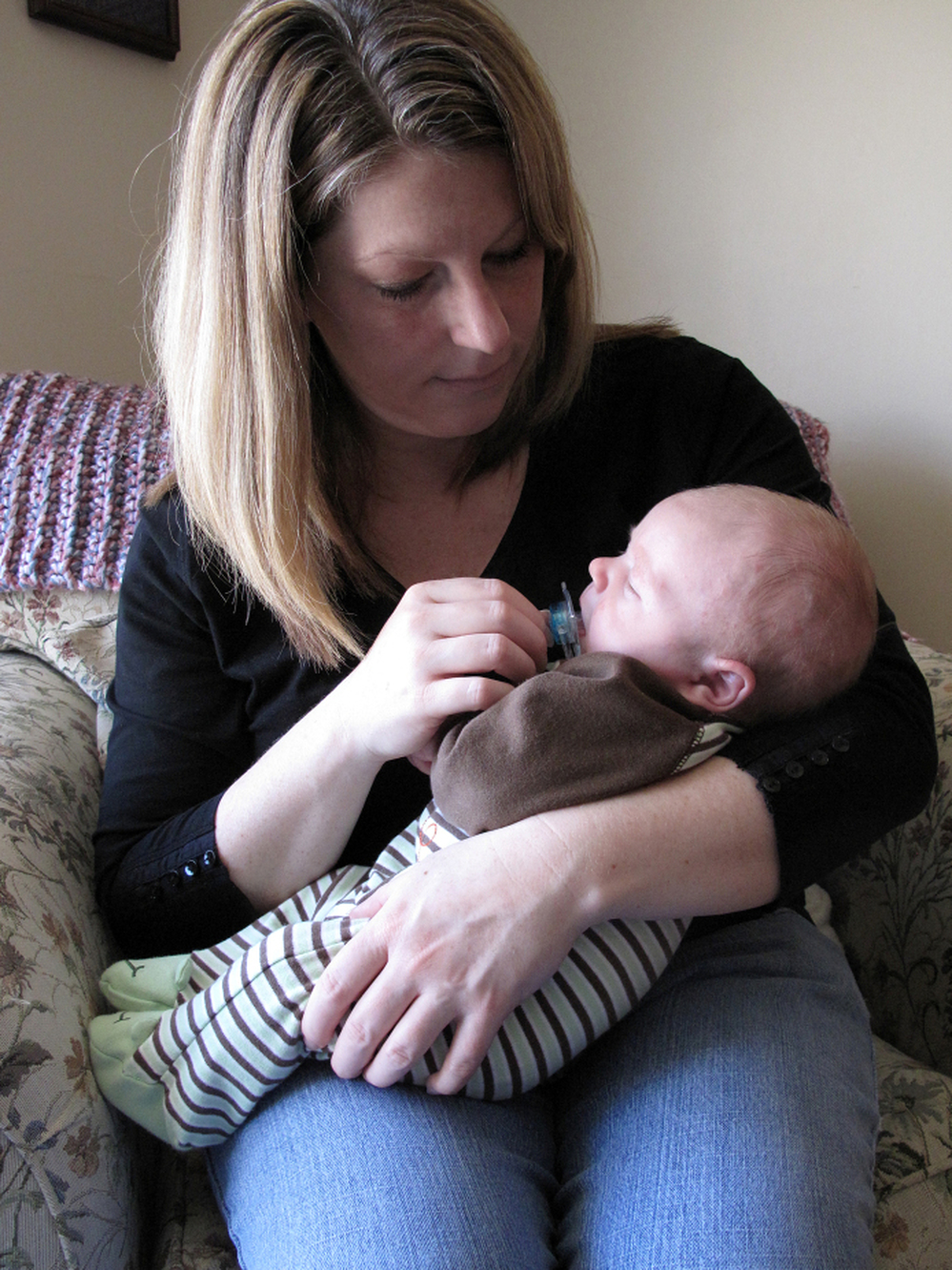 Carla Van Devander's son, Jackson, was conceived through in vitro fertilization that was financed by a scholarship from a nonprofit organization.
