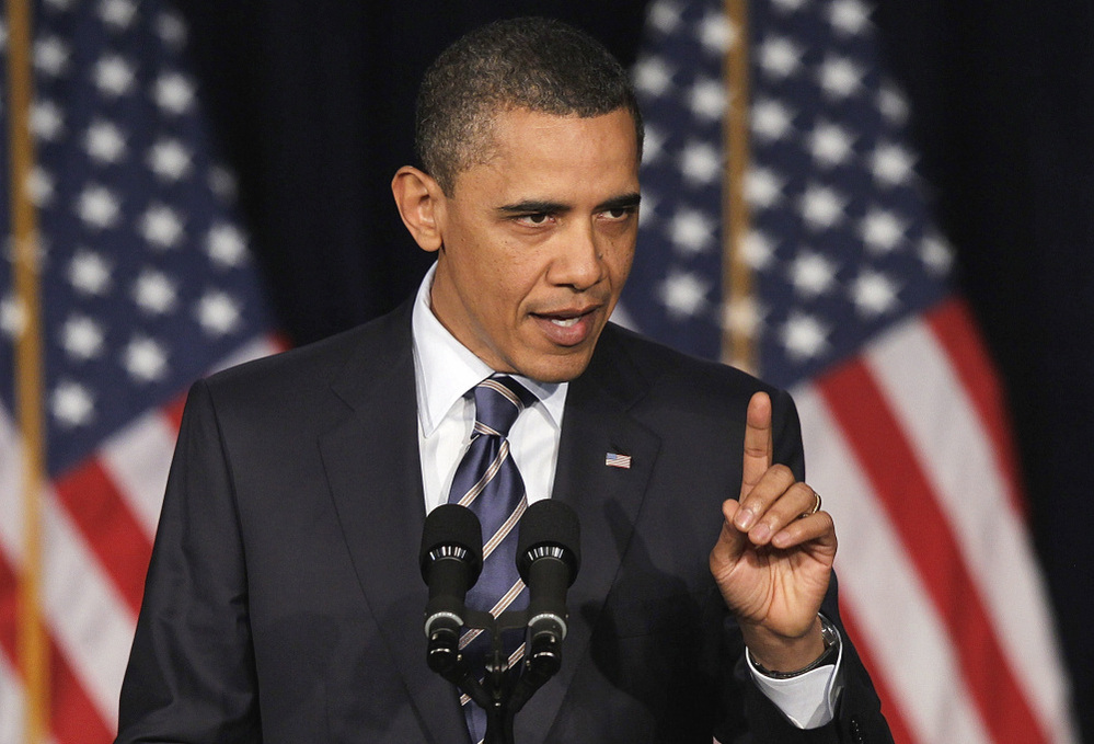 President Obama outlined a mix of spending cuts and tax hikes to reduce the deficit Wednesday at George Washington University in Washington, D.C.