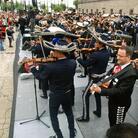 "Can we play a song for you while you dine?" A few of the 549 Mariachis who performed to break the Guinness World Record of The Number of Mariachis Playing At The Same Time on August 30, 2009 in Guadalajara, Mexico. "Can we play a song for you while you dine?" A few of the 549 Mariachis who performed to break the Guinness World Record of The Number of Mariachis Playing At The Same Time on August 30, 2009 in Guadalajara, Mexico.