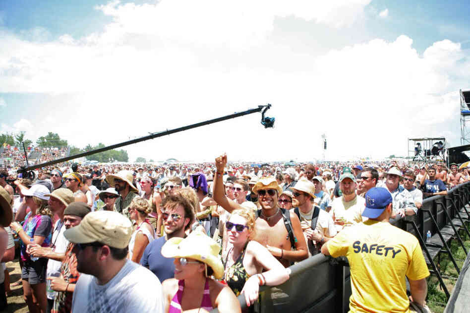 The crowd at Bonnaroo 2010. The crowd at Bonnaroo 2010.