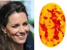 Kate Middleton, and the jelly bean that some say looks like her. Image of the candy from Small World News Service. Photo of Middleton by Andrew Yates/Getty Images. Kate Middleton, and the jelly bean that some say looks like her. Image of the candy from Small World News Service. Photo of Middleton by Andrew Yates/Getty Images.