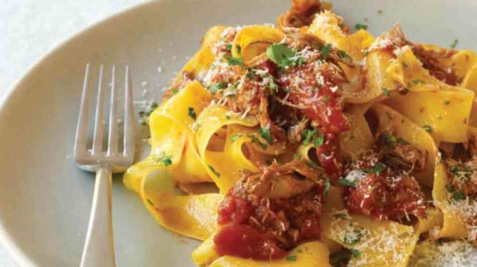 "Duck Ragu" from My Father's Daughter by Gwenyth Paltrow. "Duck Ragu" from My Father's Daughter by Gwenyth Paltrow.
