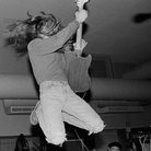 Novoselic and Cobain perform at the University of Washington HUB Ballroom in February 1989. Novoselic and Cobain perform at the University of Washington HUB Ballroom in February 1989.