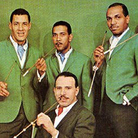 The Joe Cuba Sextet (bandleader Joe Cuba, center).
