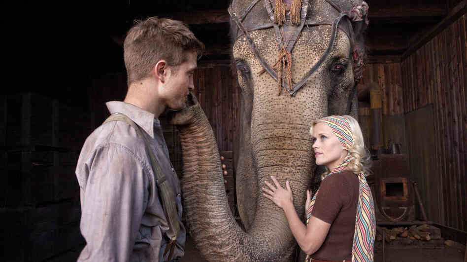Trainer Wreck: A bereaved circus veterinarian (Robert Pattinson) and a performer (Reese Witherspoon) with an abusive husband are brought closer by their shared affection for an animal colleague in Water for Elephants. Trainer Wreck: A bereaved circus veterinarian (Robert Pattinson) and a performer (Reese Witherspoon) with an abusive husband are brought closer by their shared affection for an animal colleague in Water for Elephants.