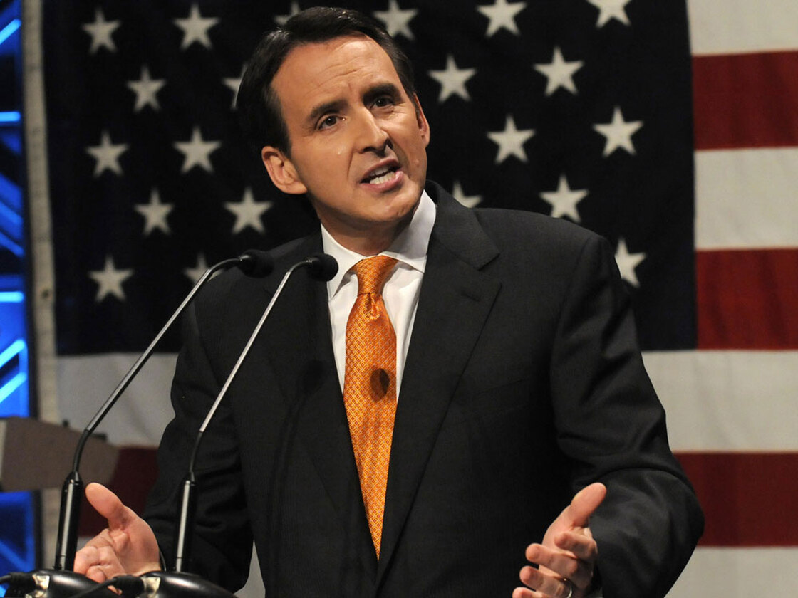 Former Minnesota Gov. Tim Pawlenty speaks at the Iowa Faith & Freedom Coalition Event in March in Waukee, Iowa. Five Republicans considering a run for president in 2012 presented themselves to hundreds of activists at the event.