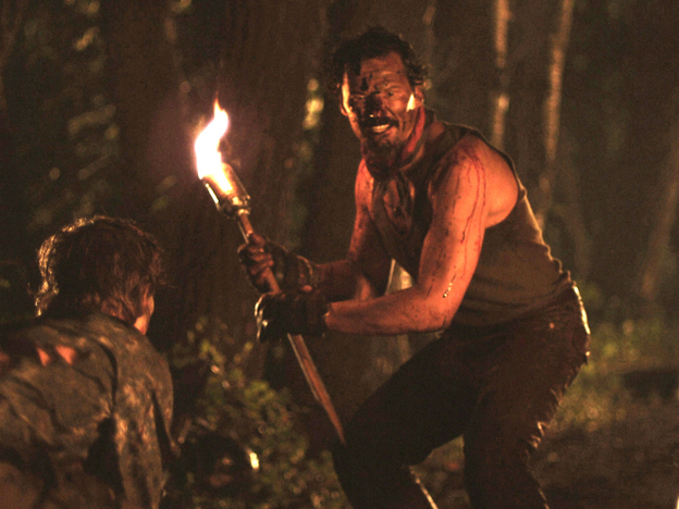 Mister (Nick Damici), an unhinged vampire hunter, saves Martin and teaches him how to survive in the post-apocalyptic wasteland.
