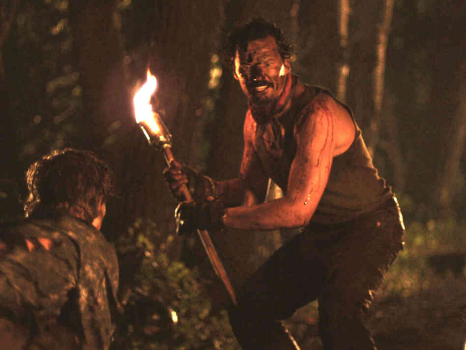 Mister (Nick Damici), an unhinged vampire hunter, saves Martin and teaches him how to survive in the post-apocalyptic wasteland.