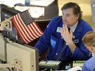 The Dow Jones Industrial Average fell sharply in New York trading after Standard & Poor's warned investors on U.S. government debt. The Dow Jones Industrial Average fell sharply in New York trading after Standard & Poor's warned investors on U.S. government debt.