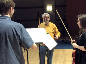 Sir James Galway, flutist and conductor. Sir James Galway, flutist and conductor.