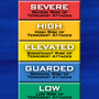 It's going away. The color-coded terror alert system.