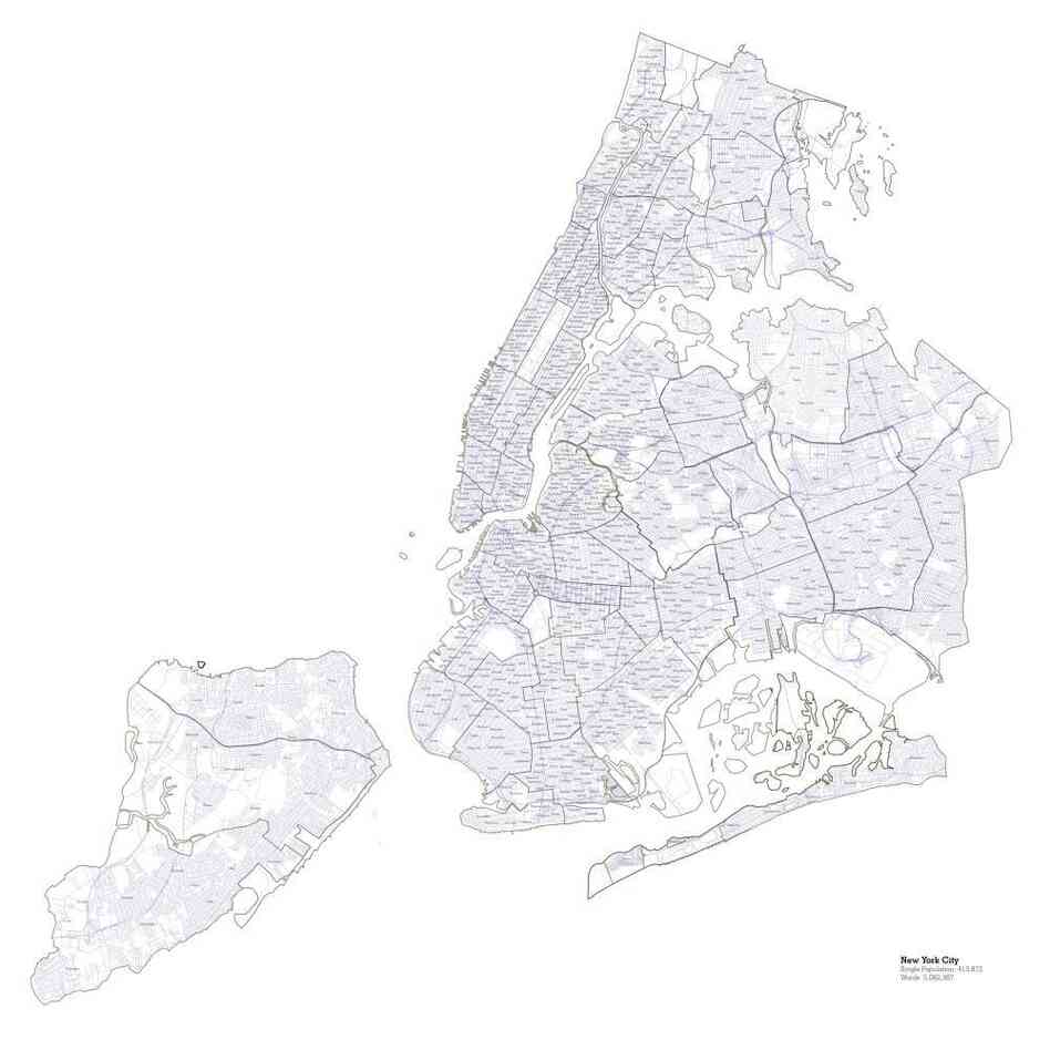 R. Luke DuBois' map of New York City