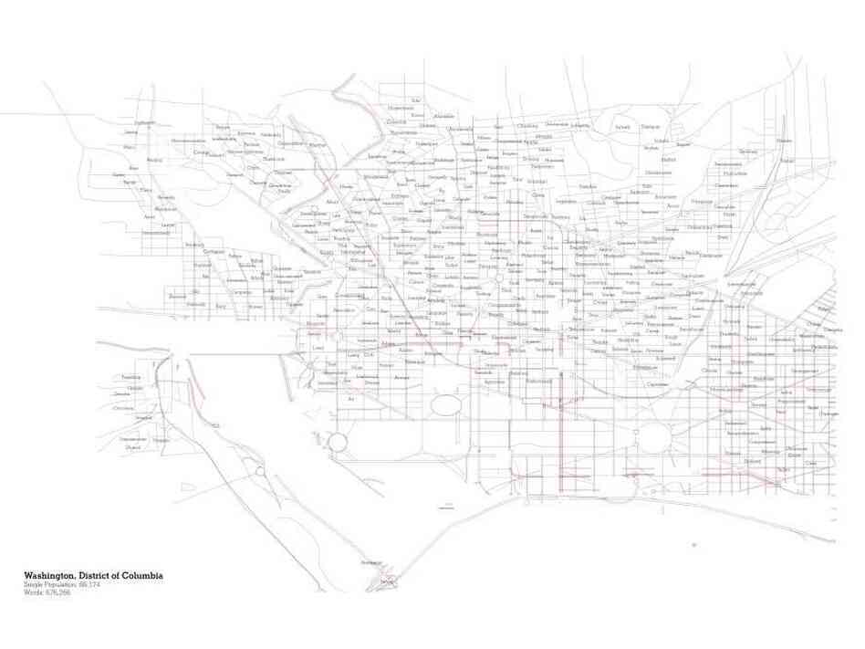 R. Luke DuBois' image of Washington DC