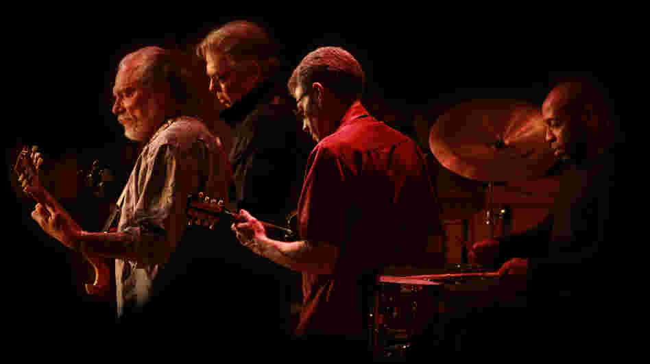 After two decades out of the studio, Hot Tuna's Jorma Kaukonen and Jack Casady (at left, playing guitar and bass) are back with Steady As She Goes.