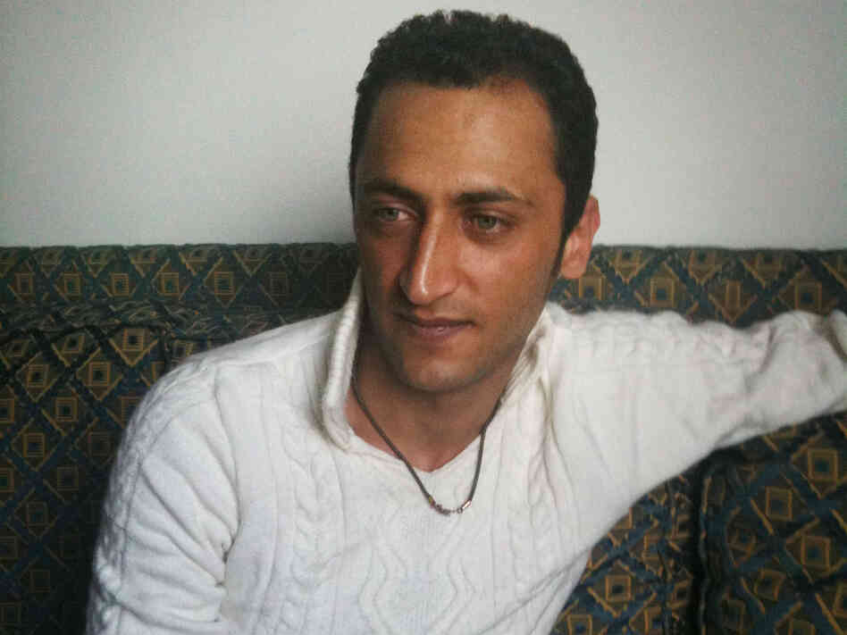 Social media activist Rami Nakhle, 27, fled Syria and now works from a sparsely furnished safe house in Lebanon. Social media activist Rami Nakhle, 27, fled Syria and now works from a sparsely furnished safe house in Lebanon.