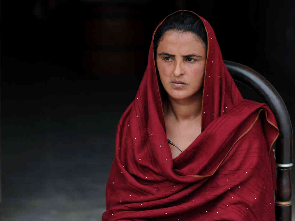 Pakistan's Supreme Court upheld the acquittal of five of the six men accused of gang-raping Mukhtar Mai, seen here at a shelter in the southern Punjab village  of Meerwala in February.