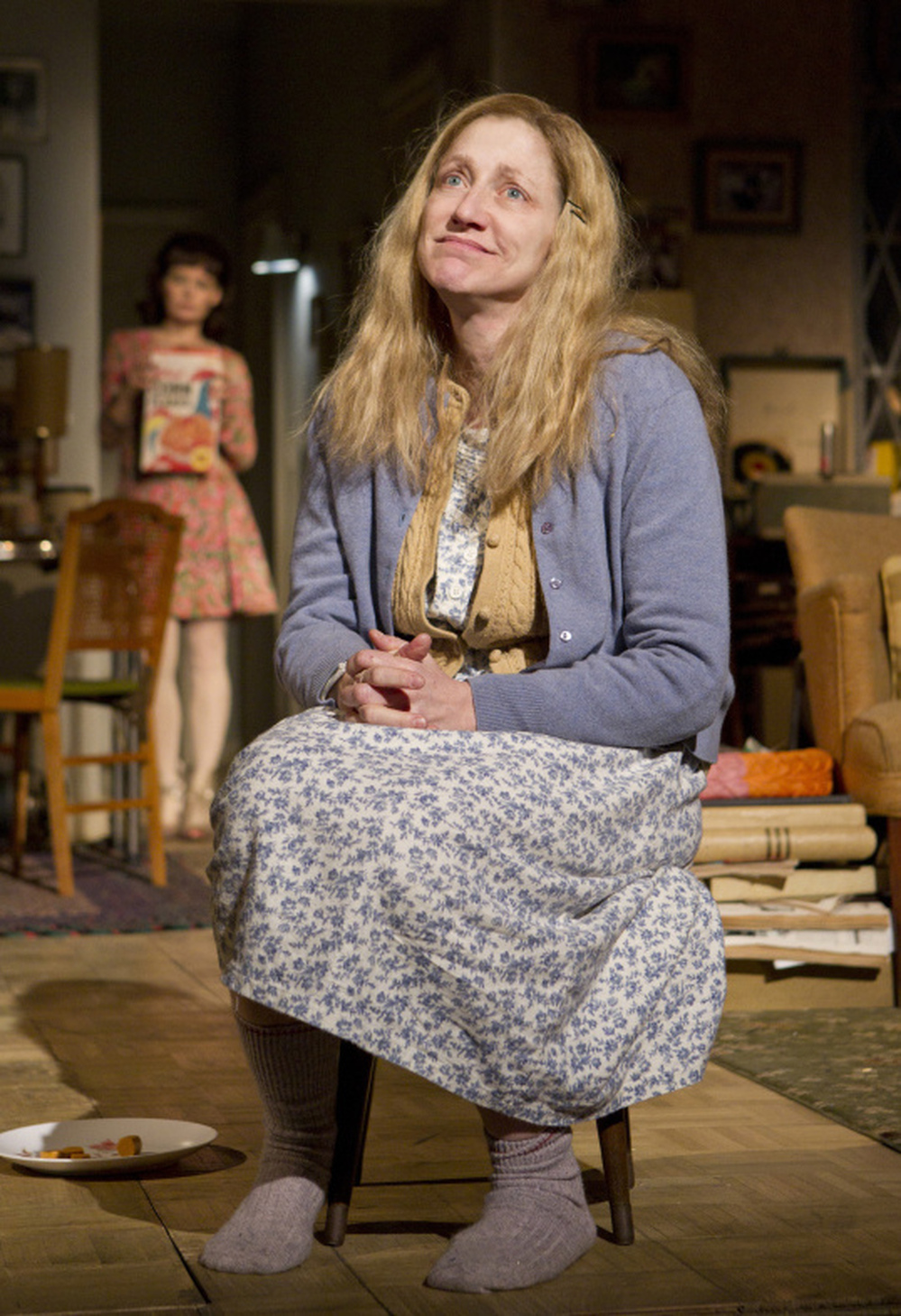 Star Struck: Artie's mentally unstable wife, Bananas Shaughnessy (Edie Falco), dreams of brushes with big-time celebrity.