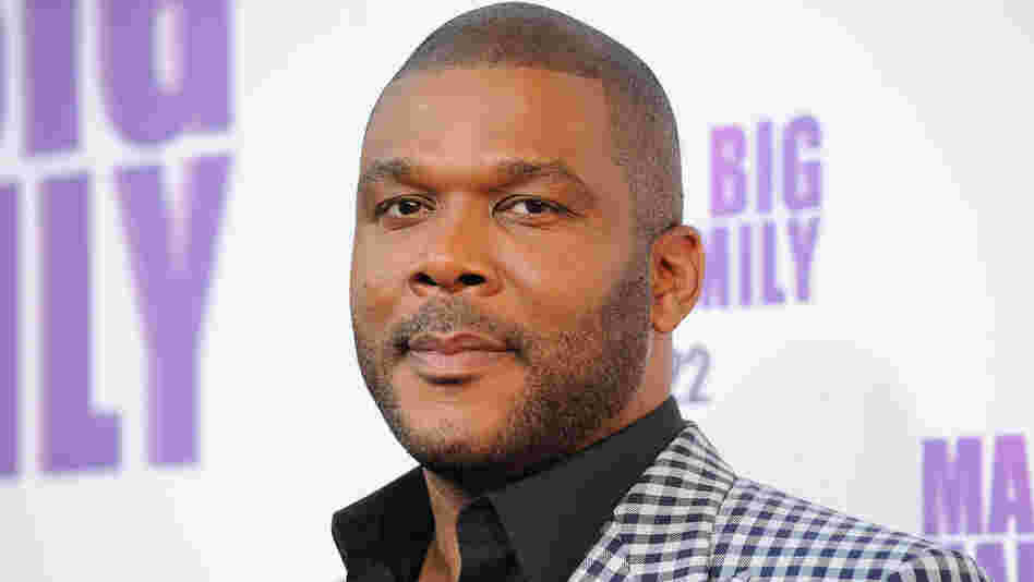 Director/Writer Tyler Perry arrives at the Lionsgate premiere of Madea's Big Happy Family in Hollywood on April 19.