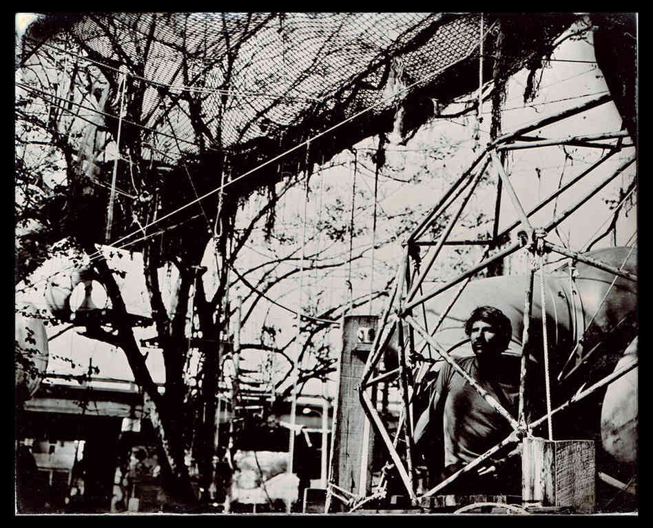 Scott in The Tree House, The Art House, New Orleans, La.