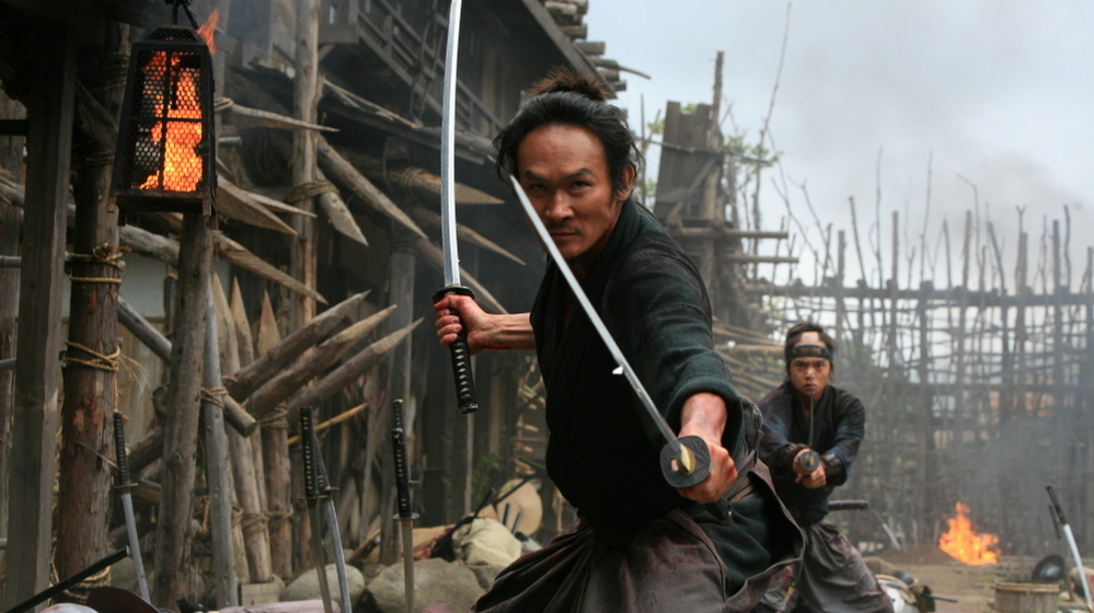 Honor among 'Assassins': A one-time student (Tsuyoshi Ihara, left) and a young warrior-in-training (Masataka Kubota) join the former's teacher, Shinzaemon, in a quest to rid 19th-century Japan of a sadistic warlord.