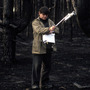 A technician checks a spot with a Geiger counter in a forest that burned in 1992. The wildfire released radioactive particles into the air that were deposited there during the 1986 nuclear accident at Chernobyl. Experts worry nearby forest, which is becoming overgrown, could again be ripe for a blaze. A technician checks a spot with a Geiger counter in a forest that burned in 1992. The wildfire released radioactive particles into the air that were deposited there during the 1986 nuclear accident at Chernobyl. Experts worry nearby forest, which is becoming overgrown, could again be ripe for a blaze.