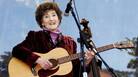 Hazel Dickens onstage at 2008's Hardly Strictly Bluegrass Festival in San Francisco. Hazel Dickens onstage at 2008's Hardly Strictly Bluegrass Festival in San Francisco.