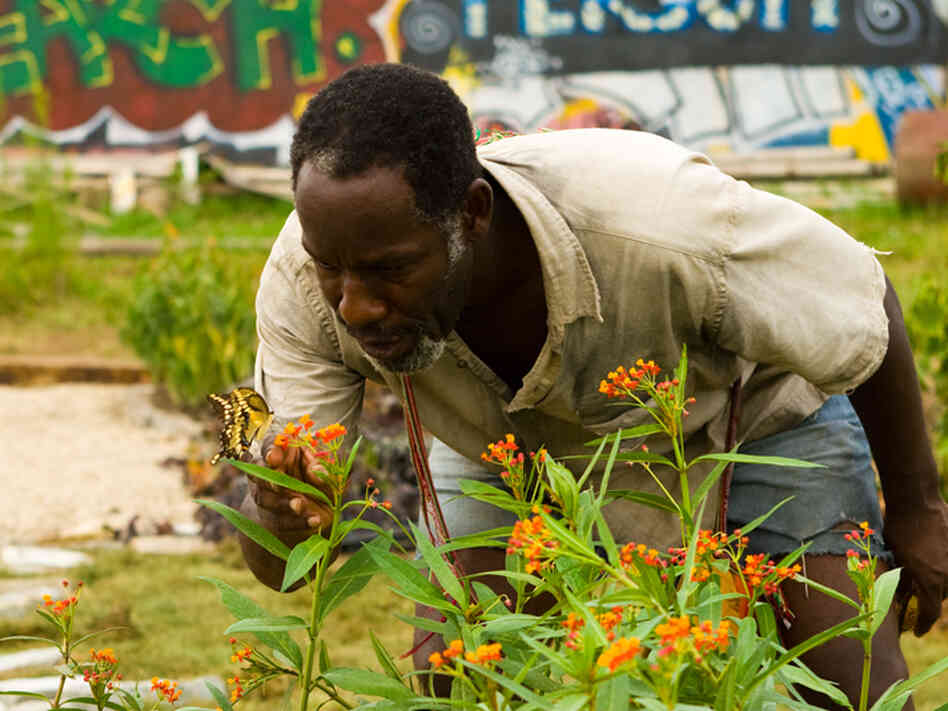 Herd struggles with his project's scope and costs, until he meets Lone Wolf (James McDaniel) and other homeless locals who gradually get involved with the project.