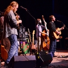 Railroad Earth performs on Mountain Stage. Railroad Earth performs on Mountain Stage.