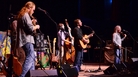 Railroad Earth performs on Mountain Stage. Railroad Earth performs on Mountain Stage.