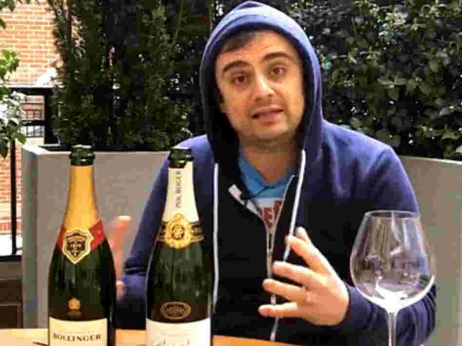 Gary Vaynerchuk reviews wines, including the official champagne of Prince William and Kate Middleton's wedding, for the Daily Grape. Vaynerchuk began video blogging wine reviews in 2006.