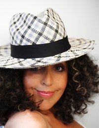 Poly Styrene poses for a recent photo to promote her new full-length album, Generation Indigo.