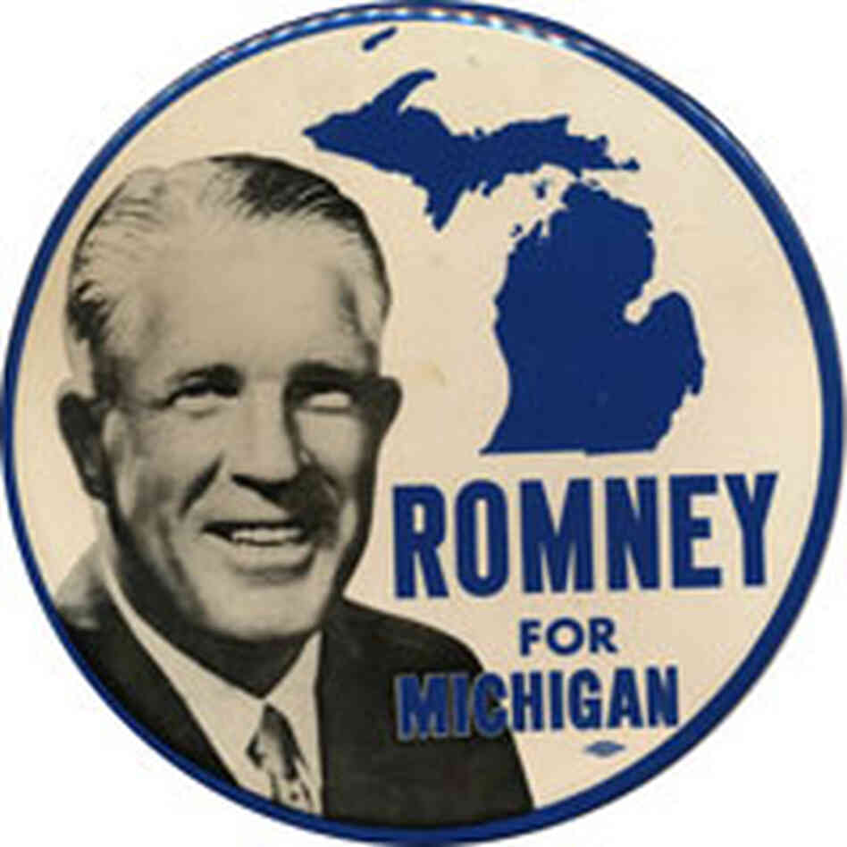 A political button for George Romney A political button for George Romney