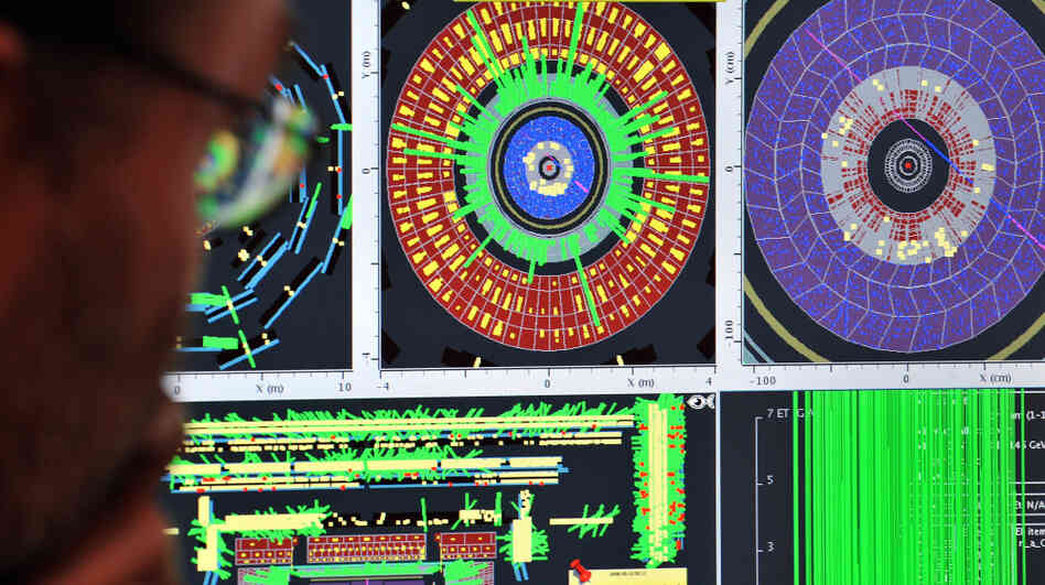 Testing the Large Hadron Collider's (LHC) Atlas detector during startup in 2008.