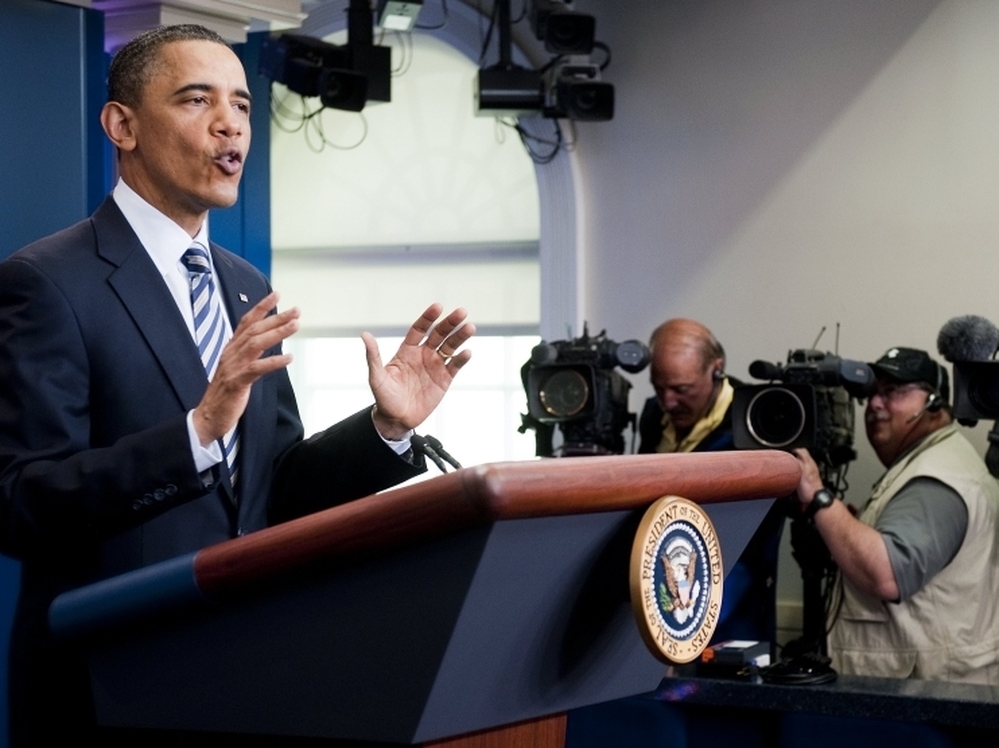 President Barack Obama makes a statement on the release of his long-form birth certificate The president sought to dispel conspiracy theories alleging he was not born in the United States by releasing the document.