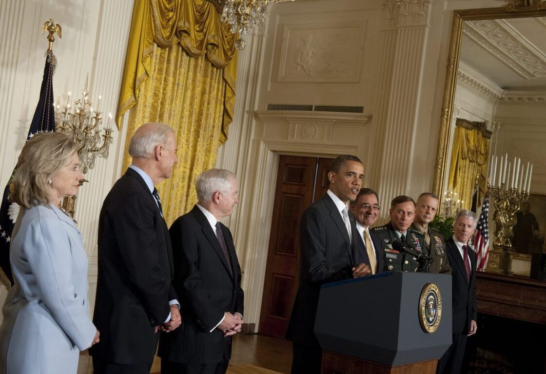President Obama announces the reshuffling of his national security team, April 28, 2011.