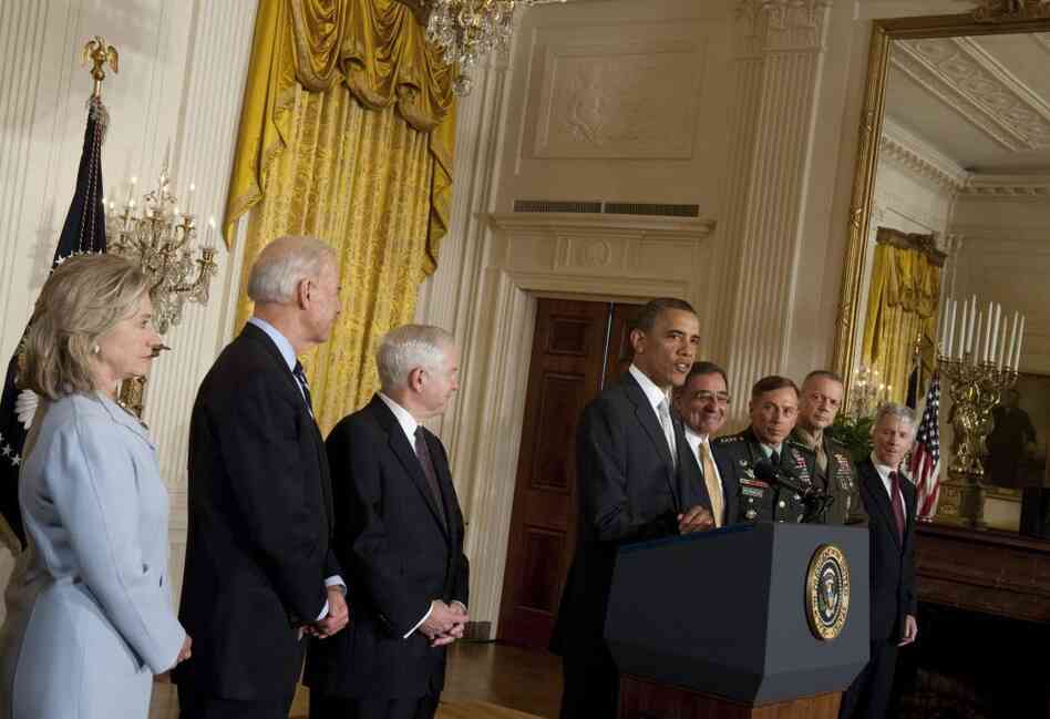 President Obama announces the reshuffling of his national security team, April 28, 2011.