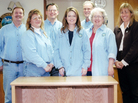 Sarah Palin (center) stands with the Wasilla, Alaska, City Council for a portrait in 1998. In 1992, then-Mayor John Stein recruited Palin as a moderate counterweight to the growing anti-government, anti-tax movement. By 1996, Palin challenged Stein in the race for mayor — and won. Sarah Palin (center) stands with the Wasilla, Alaska, City Council for a portrait in 1998. In 1992, then-Mayor John Stein recruited Palin as a moderate counterweight to the growing anti-government, anti-tax movement. By 1996, Palin challenged Stein in the race for mayor — and won.