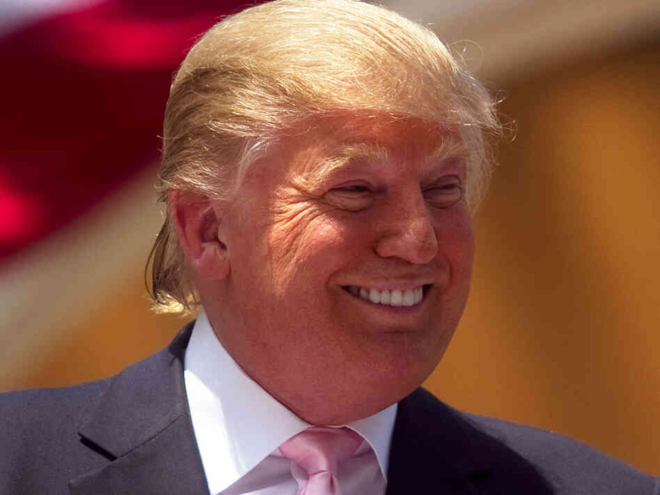 Billionaire Donald Trump laughs while speaking to a crowd at the 2011 Palm Beach County Tax Day Tea Party on April 16, 2011 at Sanborn Square in Boca Raton, Florida. Trump has raised questions about President Obama's citizenship, and promised to investigate. Billionaire Donald Trump laughs while speaking to a crowd at the 2011 Palm Beach County Tax Day Tea Party on April 16, 2011 at Sanborn Square in Boca Raton, Florida. Trump has raised questions about President Obama's citizenship, and promised to investigate.