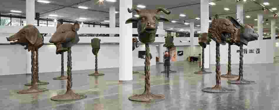 Ai Weiwei's Circle of Animals/Zodiac Heads makes its outdoor debut in New York on May 2. Ai Weiwei's Circle of Animals/Zodiac Heads makes its outdoor debut in New York on May 2.