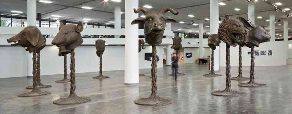 Ai Weiwei's Circle of Animals/Zodiac Heads makes its outdoor debut in New York on May 2. Ai Weiwei's Circle of Animals/Zodiac Heads makes its outdoor debut in New York on May 2.