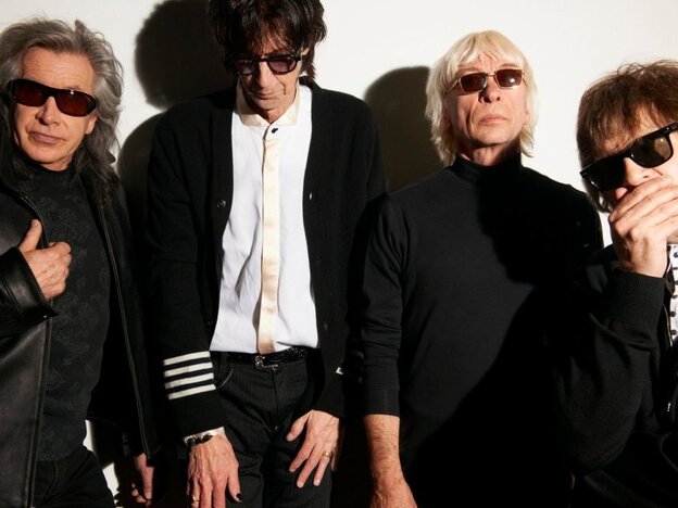 Ric Ocasek (second from left) says the decision to reunite The Cars was simple: He had a batch of new songs, and knew his former bandmates could play them best.