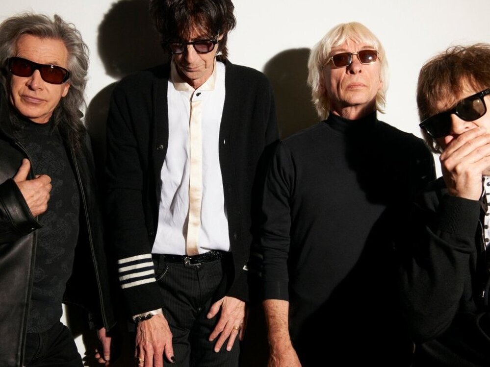 Ric Ocasek (second from left) says the decision to reunite The Cars was simple: He had a batch of new songs, and knew his former bandmates could play them best.